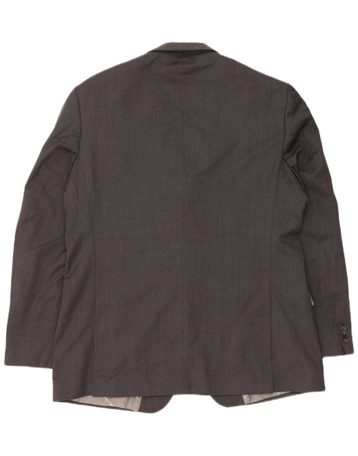 Мужской пиджак Pierre Cardin на 2 пуговицах IT 54 2XL Серый Шерстяной