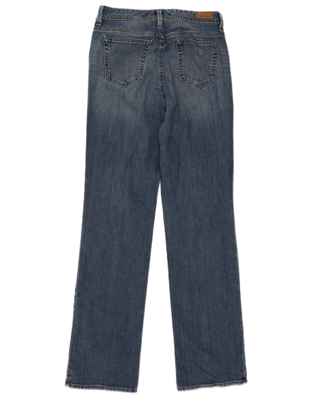 Женские прямые джинсы Eddie Bauer, США 6, средние W31 L34, синие, хлопок
