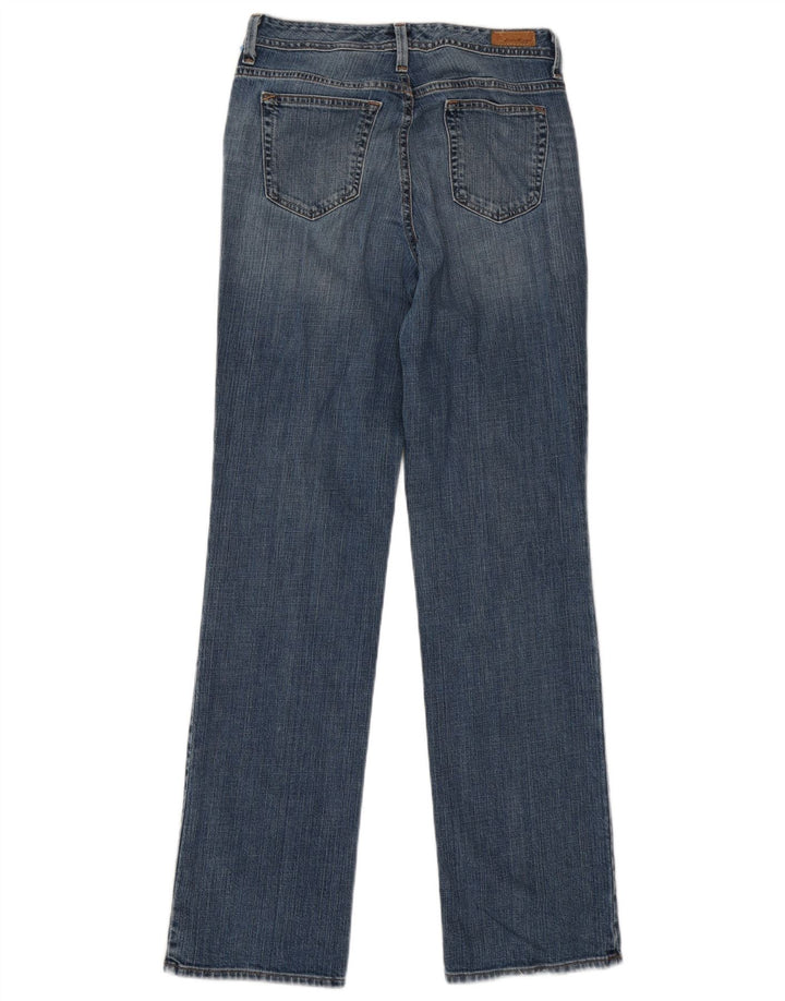 Женские прямые джинсы Eddie Bauer, США 6, средние W31 L34, синие, хлопок
