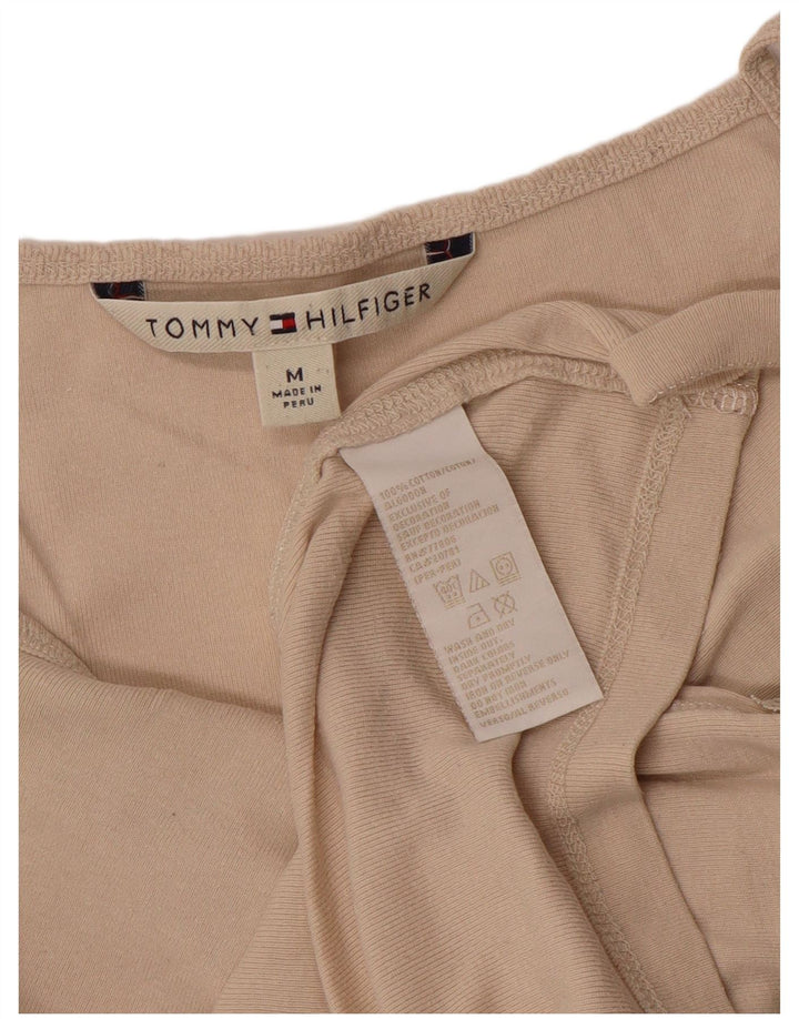 Женский топ на бретелях Tommy Hilfiger UK 12, средний бежевый, хлопок
