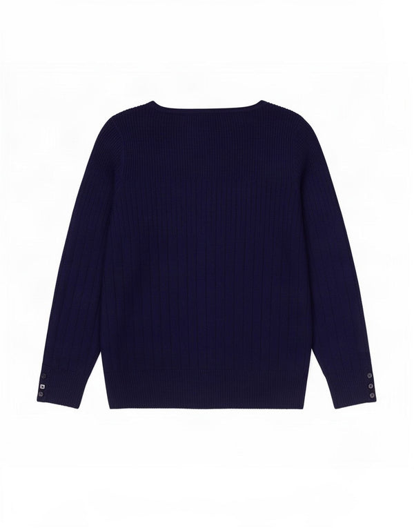 Женский джемпер с вырезом «лодочка» Marks & Spencer UK 18 XL, синий вискоза