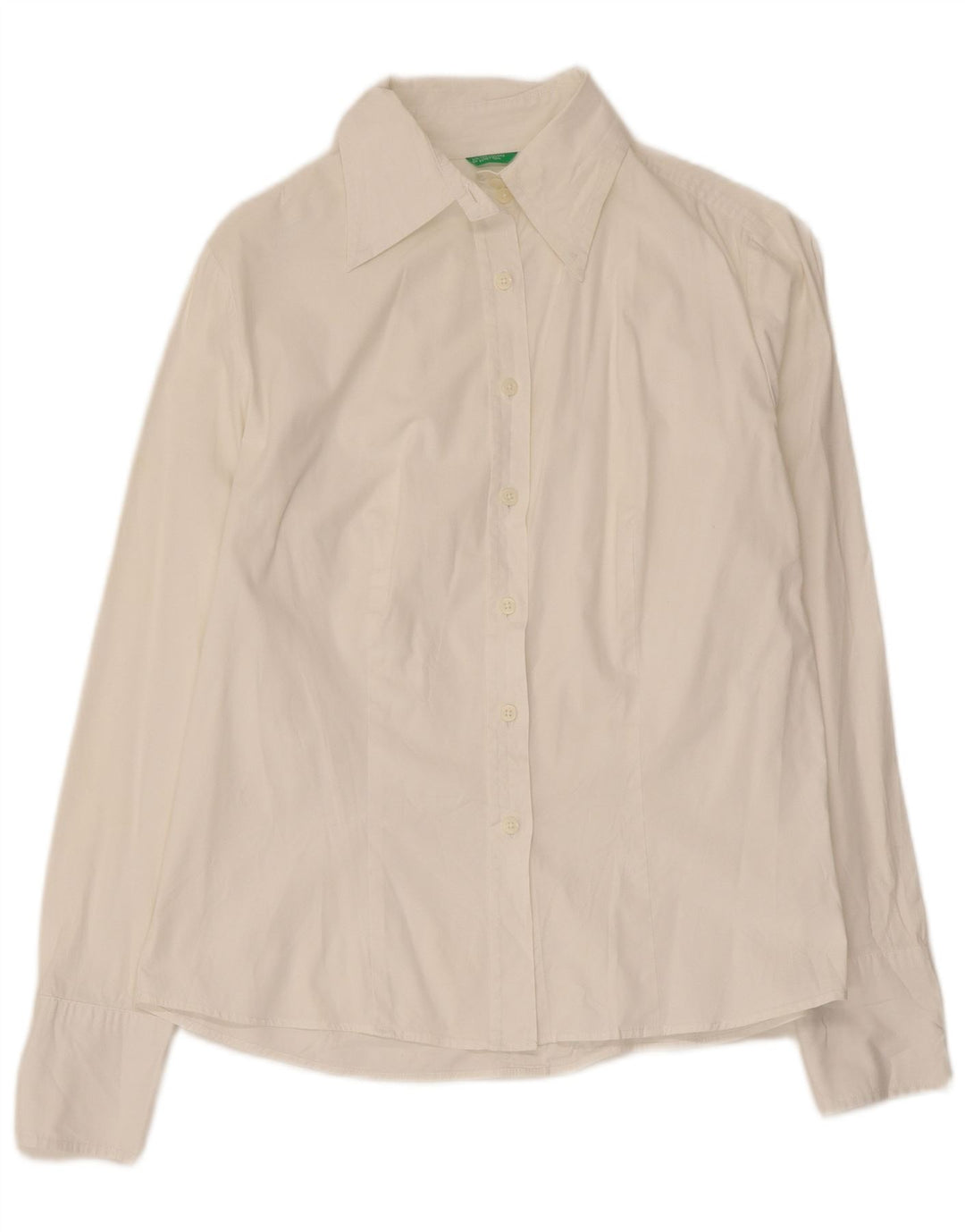 Женская рубашка Benetton UK 14, большая белая