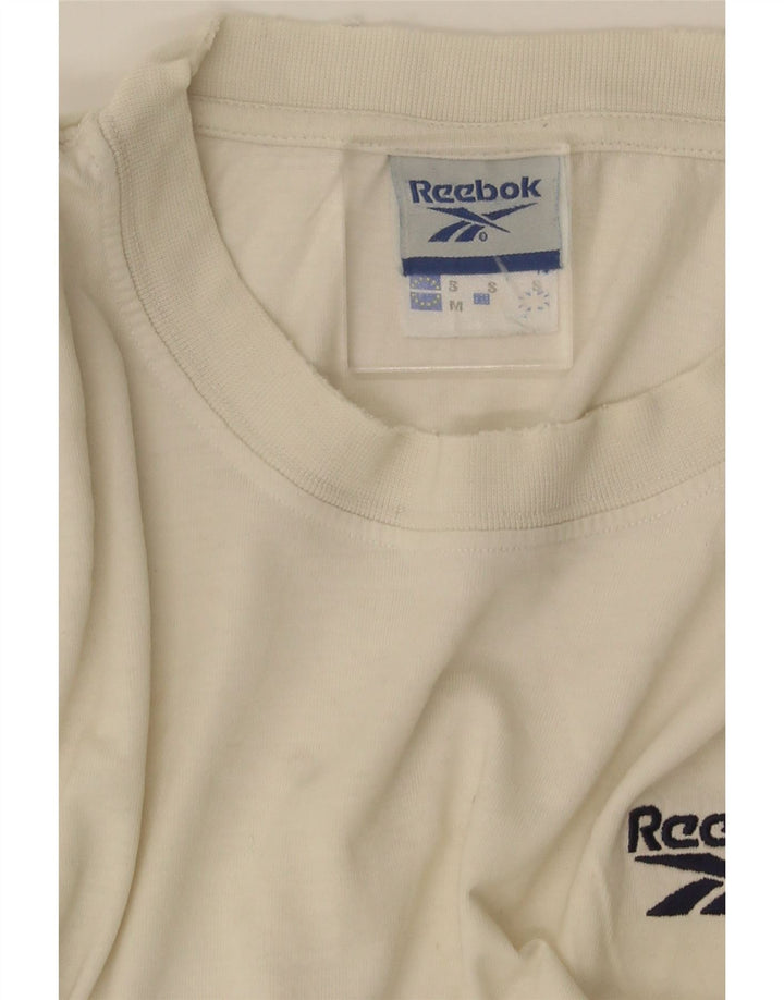 Мужская футболка свободного кроя Reebok, маленькая белая