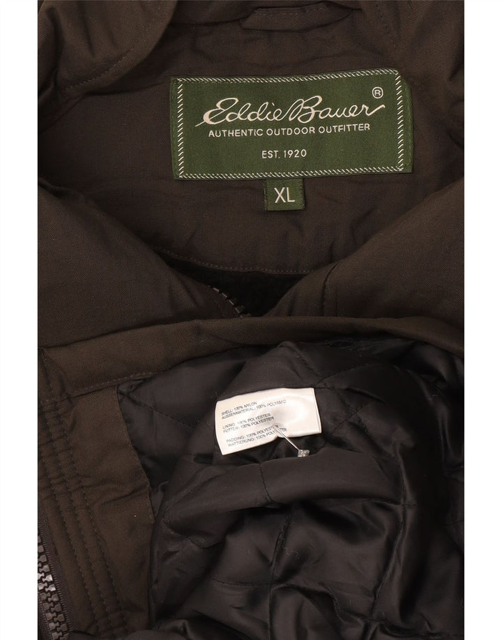 Мужская стеганая куртка EDDIE BAUER UK 42 XL, серый нейлон