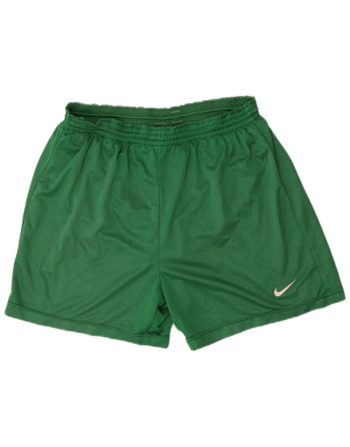 Мужские спортивные шорты Nike XL, зеленый полиэстер с узором «елочка»
