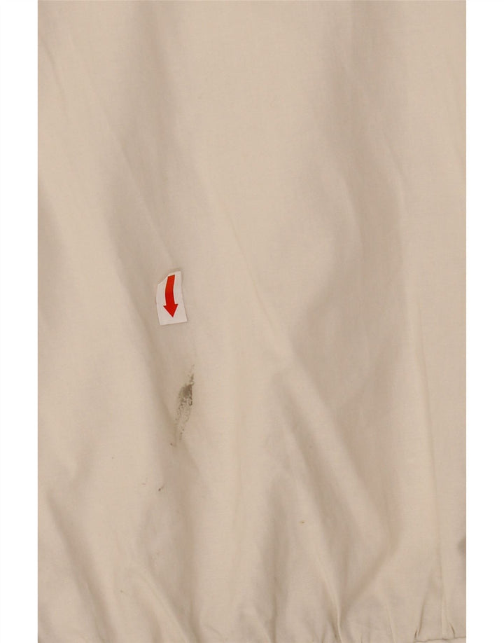 NINO Женский бомбер оверсайз UK 20 2XL Бежевый хлопок