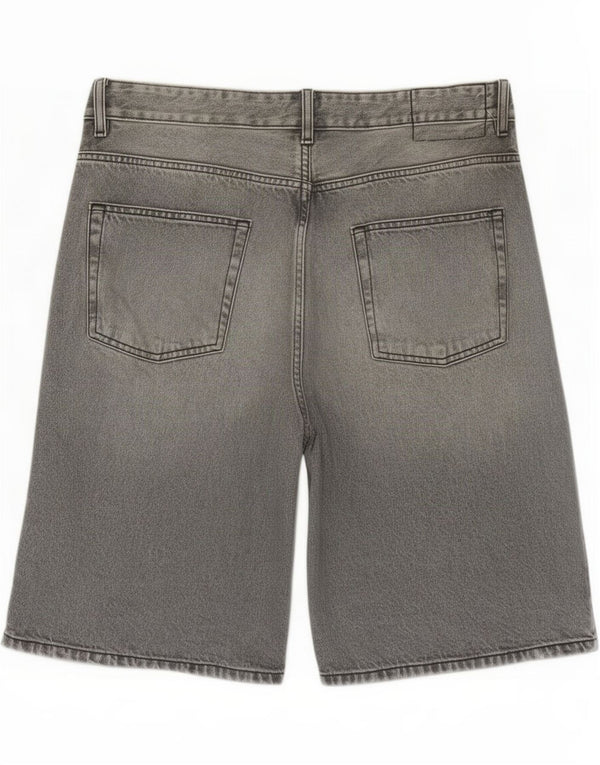 Мужские джинсовые шорты Zara IT 44 Large W34 Серый хлопок