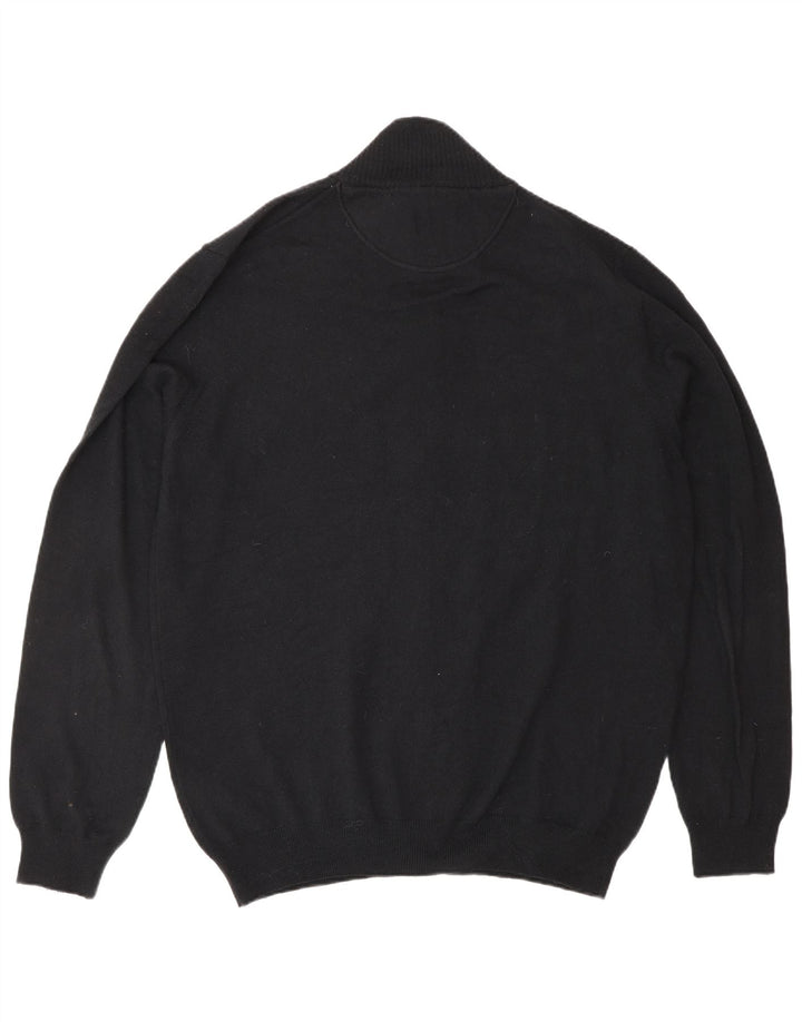 TRUSSARDI JEANS Мужской свитер-кардиган 3XL Черный Шерсть