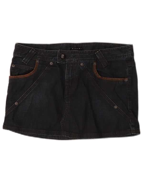 Женская мини-юбка джинсовая Sisley IT 42 Medium W30 Темно-синяя, хлопок