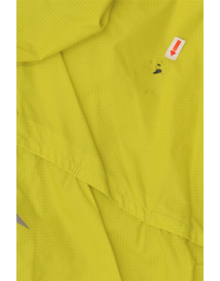 PUMA Mens Hooded Rain Jacket UK 38 Medium Yellow Nylon Vintage Puma and Second-Hand Puma from Messina Hembry 