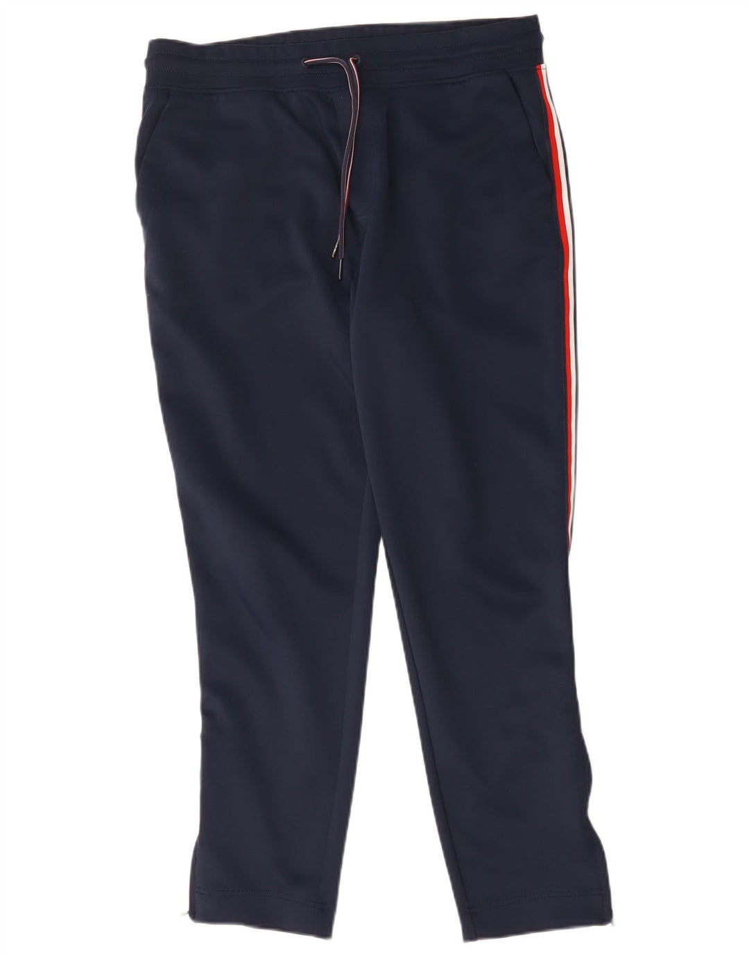 Мужские спортивные брюки Tommy Hilfiger, средние, темно-синие, с цветными блоками