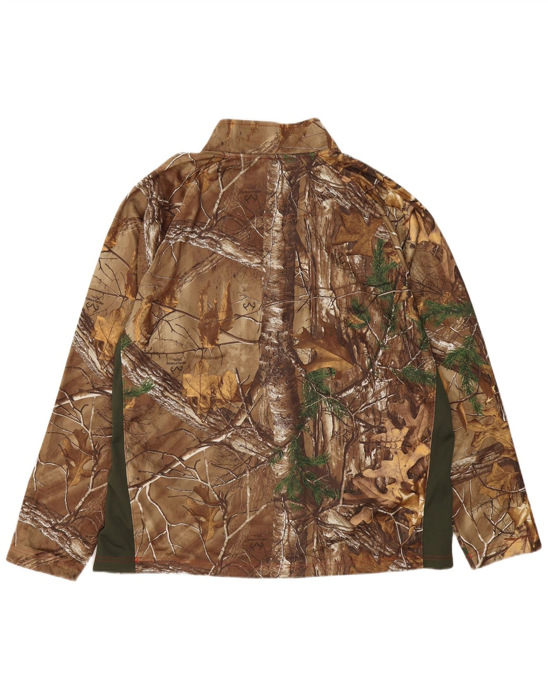 Мужской пуловер-пуловер UNDER ARMOR 2XL, коричневый с цветными блоками