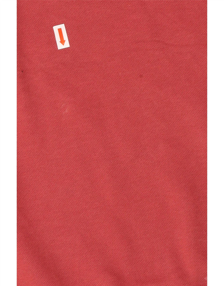 Женский свободный свитшот на молнии с воротником на молнии NIKE, размер UK 10, маленький розовый