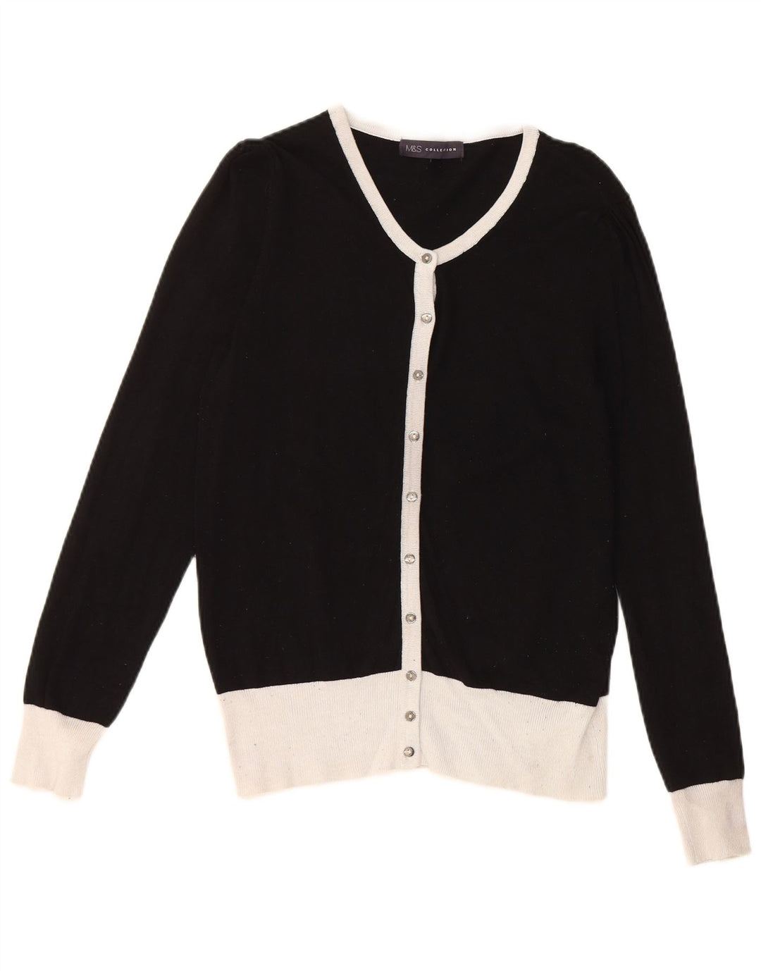 Женский кардиган Marks & Spencer, Великобритания, 10 шт., черный цветной блок