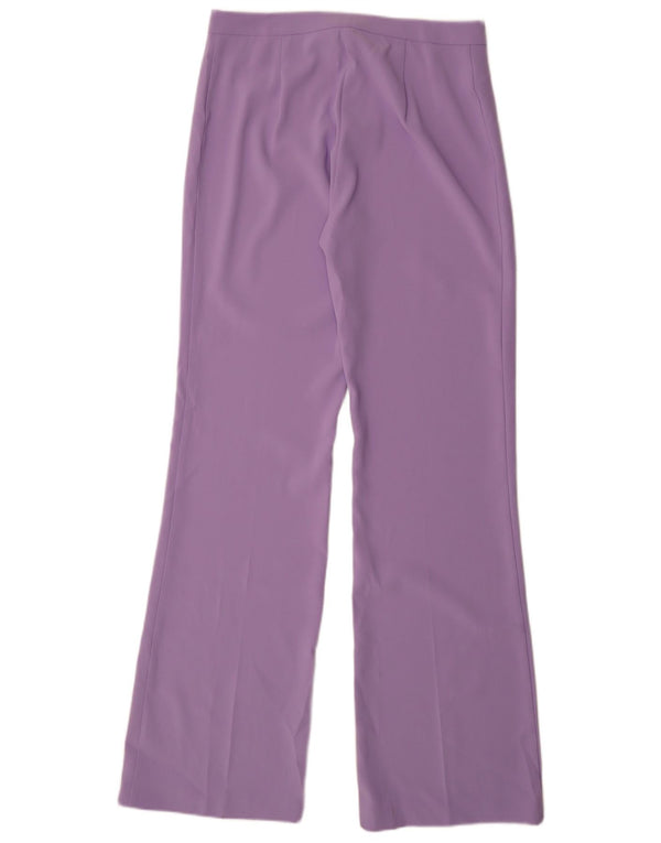 Женские повседневные брюки Pinko Bootcut UK 14, большие W34 L35, фиолетовый полиэстер