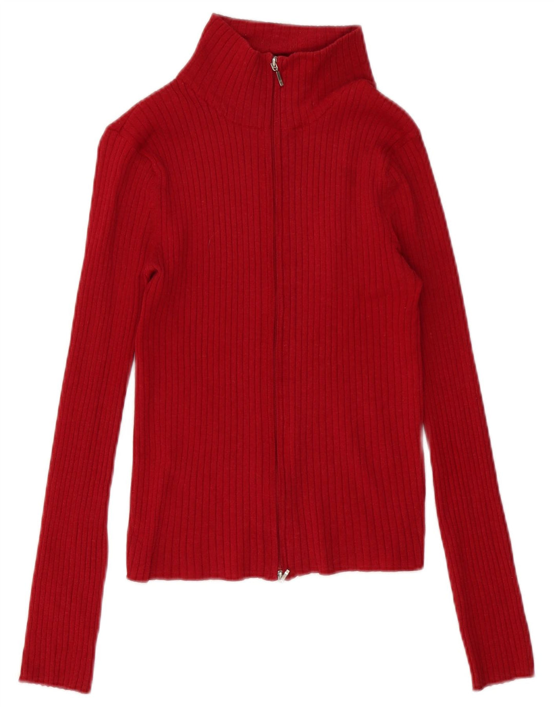 Женский кардиган Zara UK 12, средний красный рами