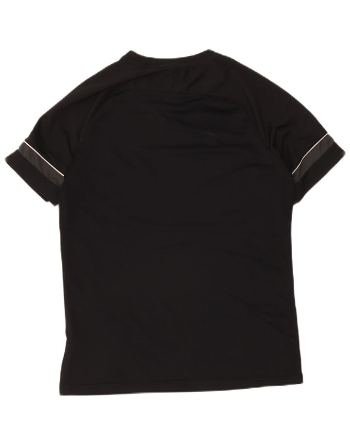 Мужская футболка Nike Dri Fit с графическим рисунком, большой черный полиэстер с цветными блоками