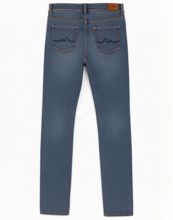PEPE Jeans Женские джинсы скинни с заниженной талией W28 L29 Синий