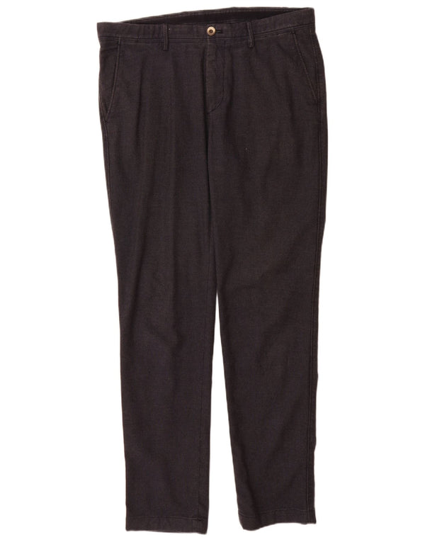 Мужские брюки-чиносы Massimo Dutti Slim Fit EU 42 Large W32 L32 Темно-синие