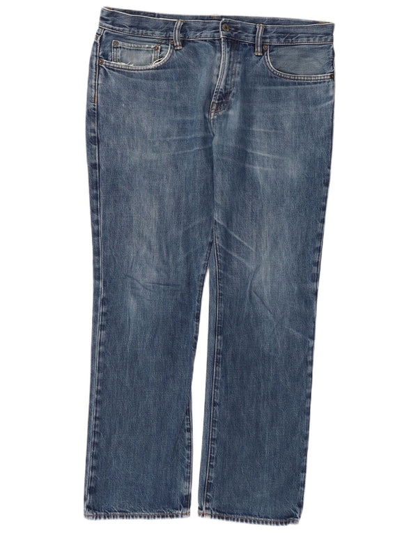 Джинсы мужские прямые Gap W34 L30 синие, хлопок