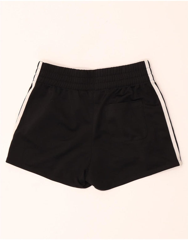Adidas Womens Sport Shorts UK 10 Small Black Polyester