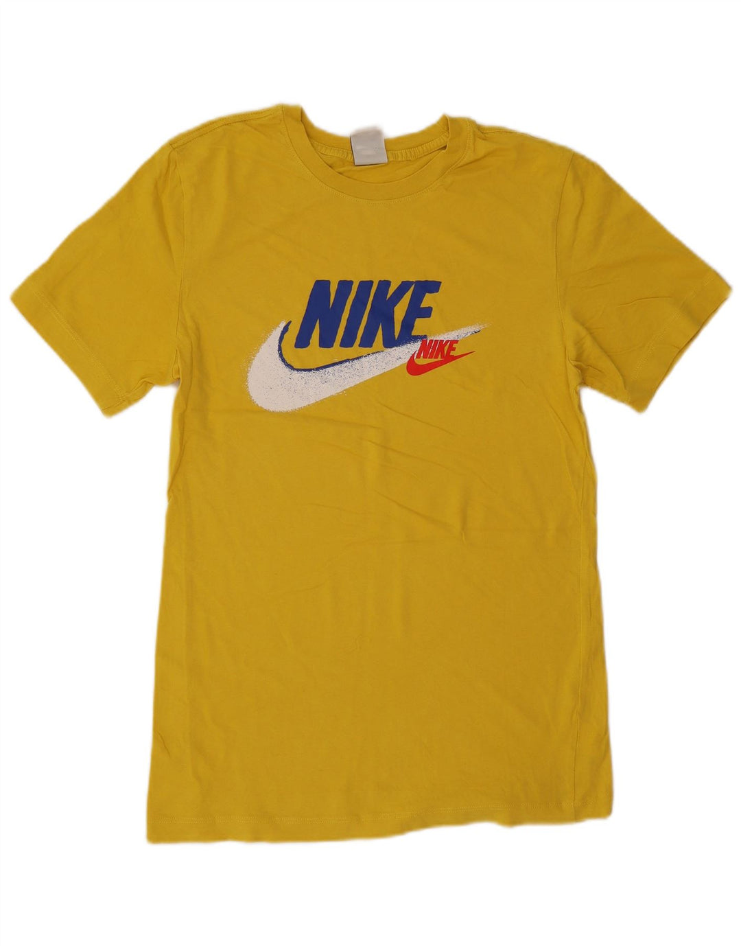 Мужская футболка с рисунком Nike, маленький желтый хлопок
