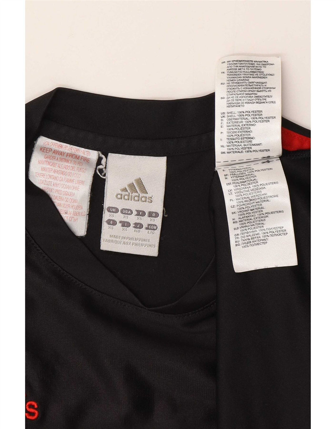 Мужская футболка Adidas Top XS черная из полиэстера