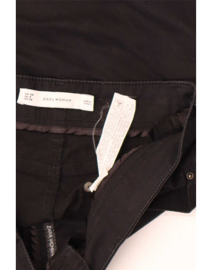 Женская юбка-карандаш Zara EU 40 Medium W30, черный хлопок