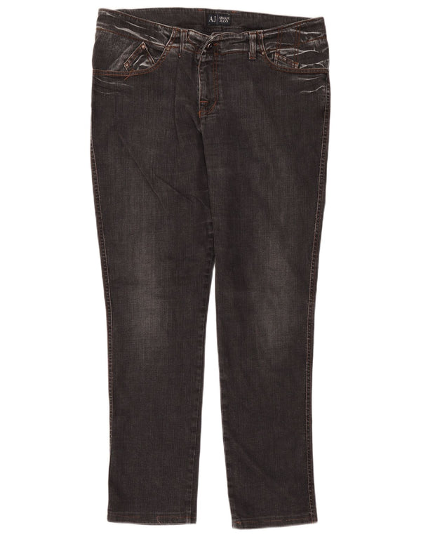 Мужские джинсы скинни Armani W33 L30 Серый хлопок