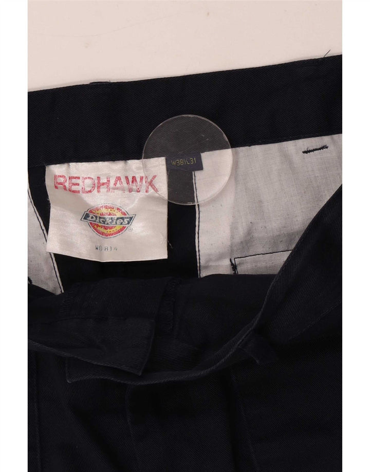 Мужские прямые брюки-карго Dickies Redhawk W38 L28 темно-синие из полиэстера