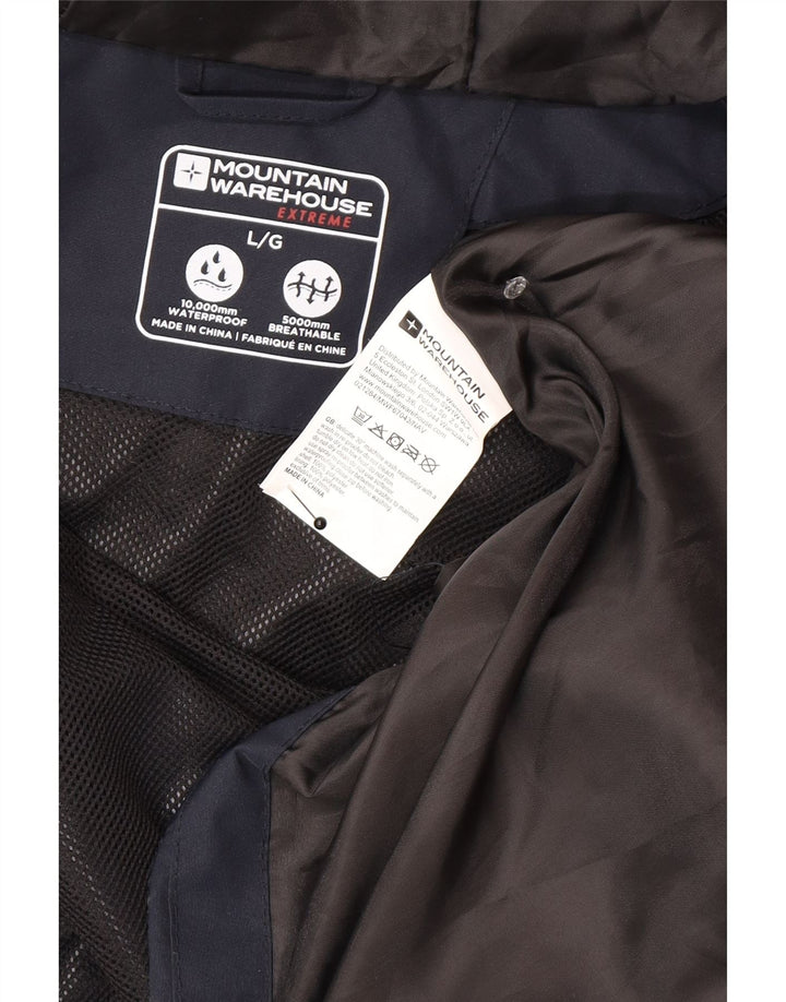 Мужская дождевик Mountain Warehouse UK 40, большая темно-синяя цветная блокировка