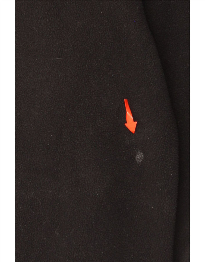 Мужской флисовый джемпер ADIDAS с капюшоном на молнии, маленький черный, цветных блоков