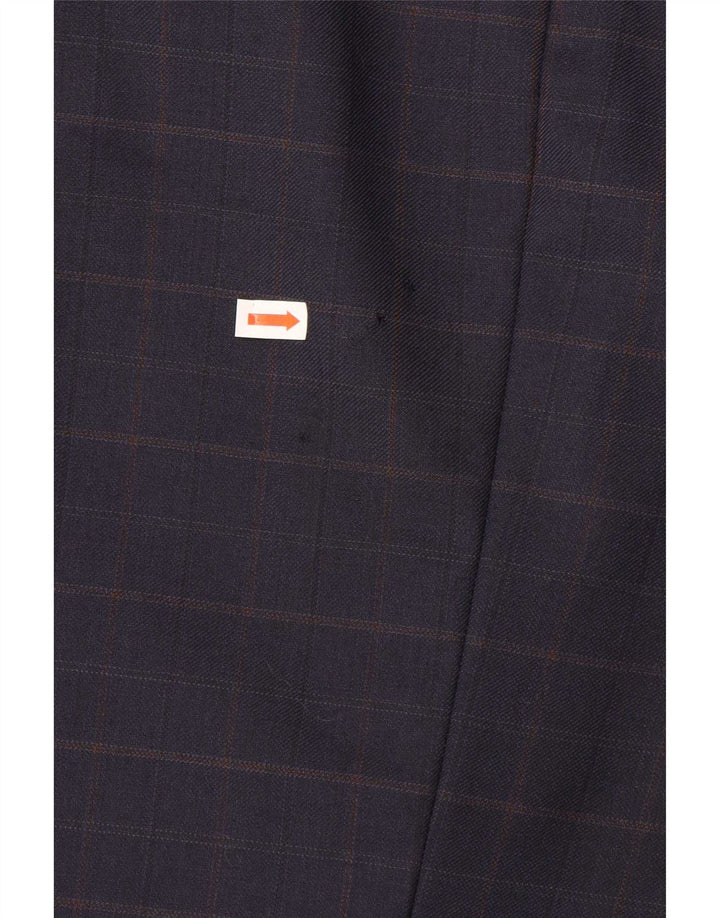 Мужской пиджак в клетку Tommy Hilfiger IT 46, маленький темно-синий в клетку
