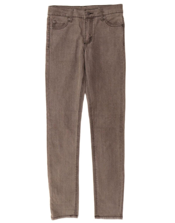 CHEAP MONDAY Женские джинсы скинни W27 L32 Серый хлопок