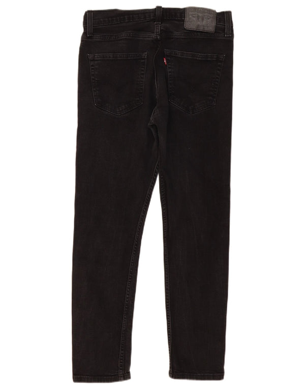 Мужские зауженные зауженные джинсы Levi's 512 W32 L30, черный хлопок