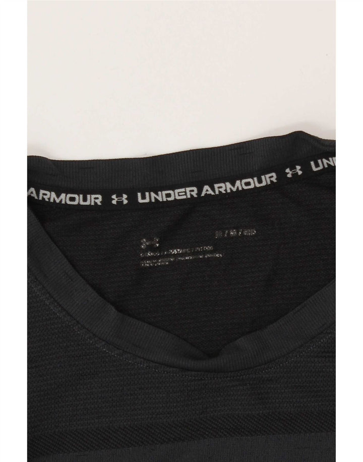 Мужская футболка Under Armour, средний черный в крапинку
