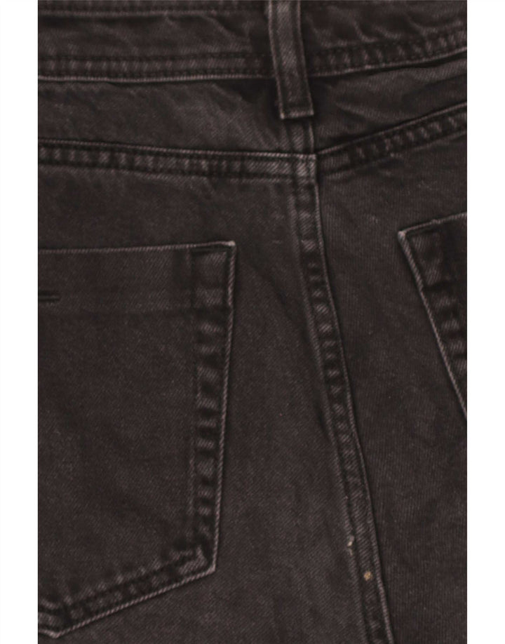 Женские джинсовые шорты Zara Medium W28, черный хлопок