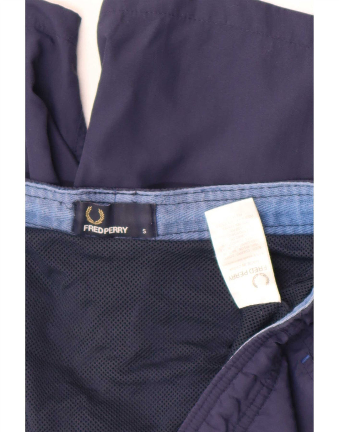 Мужские шорты для плавания Fred Perry, маленькие, темно-синие, нейлоновые