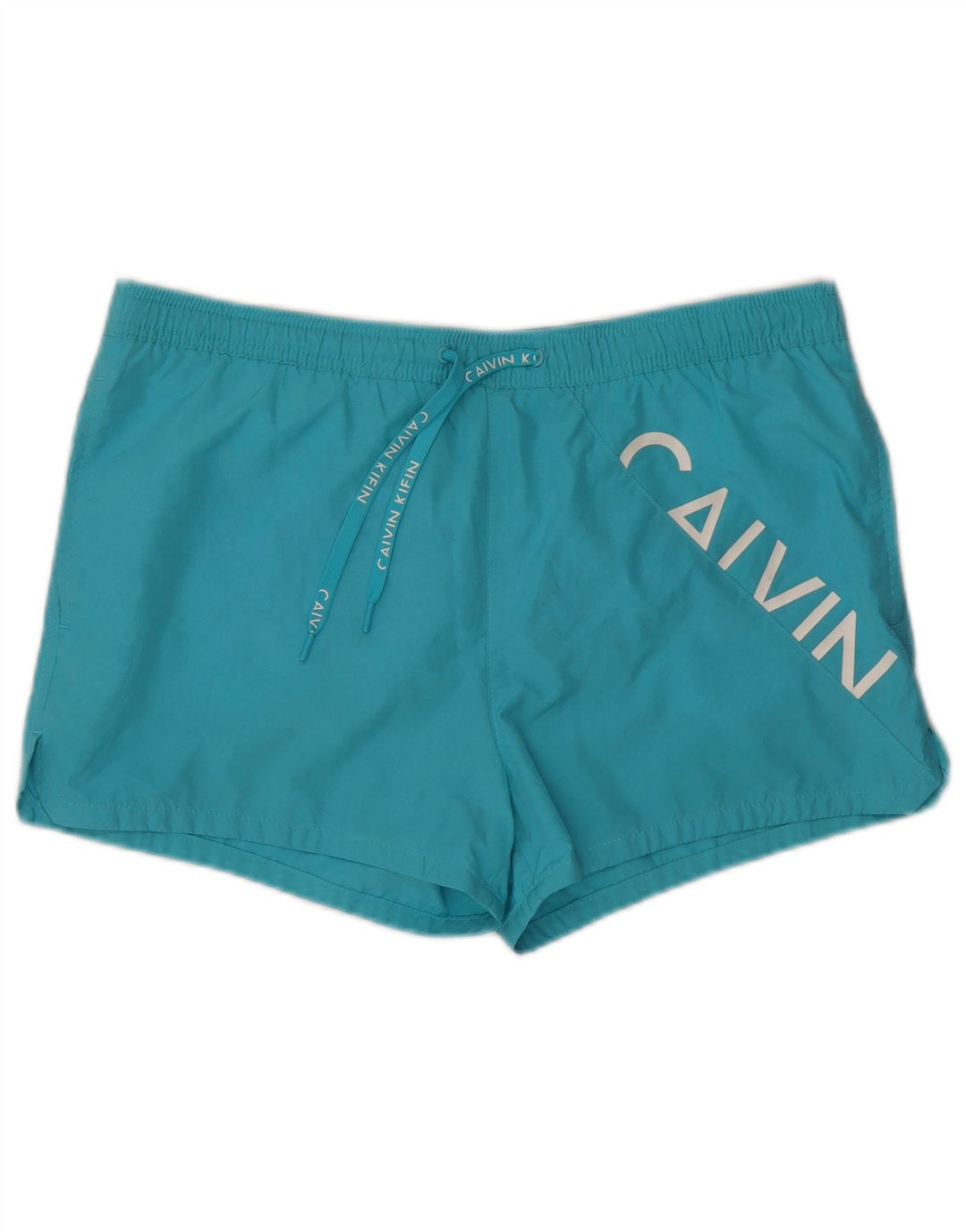 Мужские шорты для плавания с рисунком Calvin Klein, большие синие пляжные