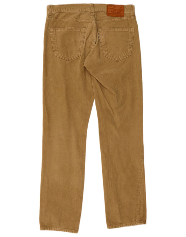 Мужские вельветовые брюки Levi's 511 W30 L32 цвета хаки, хлопок