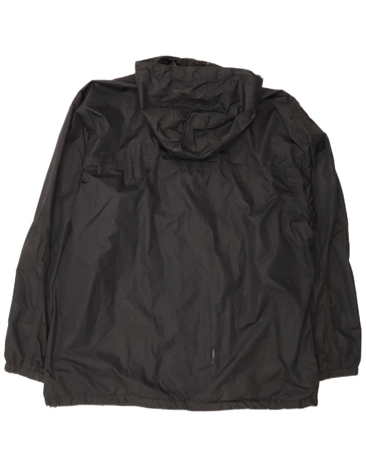 Мужская дождевик с капюшоном Dickies UK 42 XL, черный полиэстер