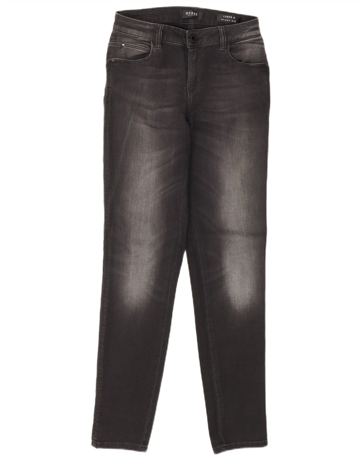 Женские джинсы скинни Guess Curvy X со средней посадкой W25 L30 серые