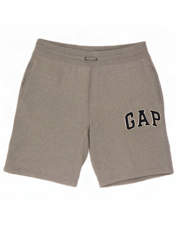 Мужские спортивные шорты Gap с рисунком, хлопок среднего серого цвета