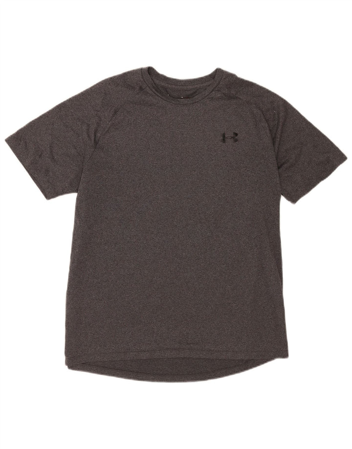 Мужская футболка Under Armour Heat Gear Top среднего серого цвета
