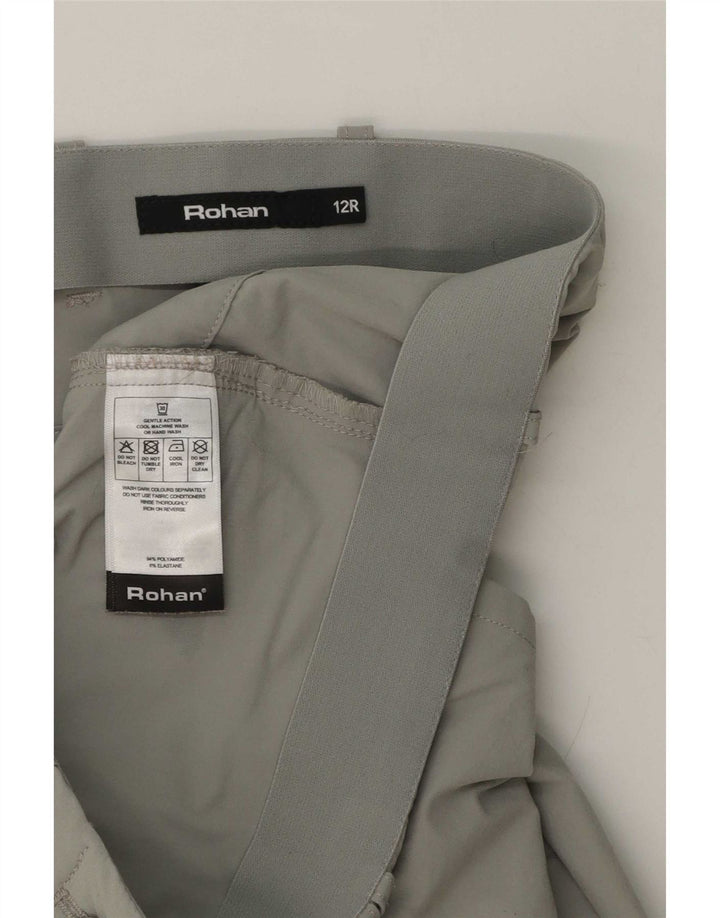 Женские узкие брюки карго Rohan UK 12 Medium W32 L30 Серый полиамид