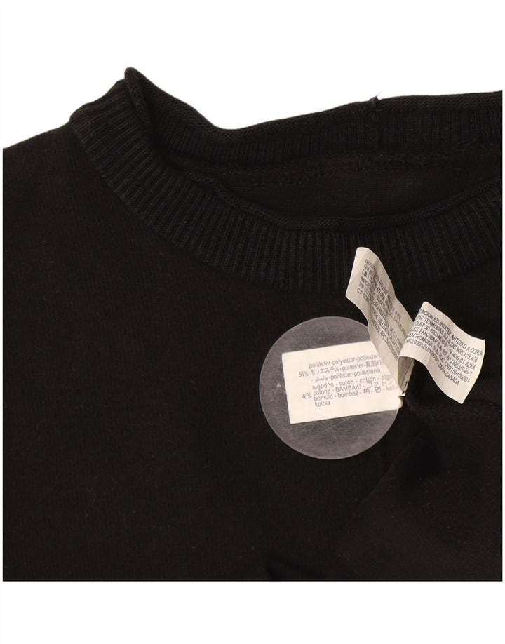 Женское платье-джемпер Zara UK 14, средний черный полиэстер