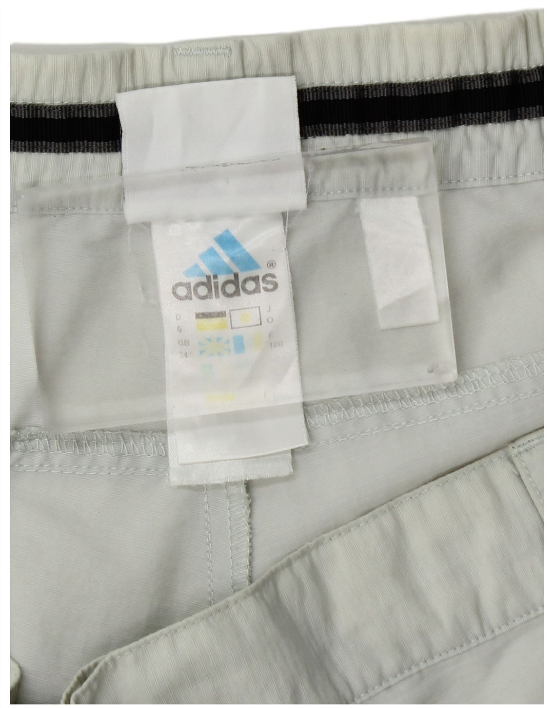 Мужские прямые капри Adidas W34 L21 Off White из полиамида