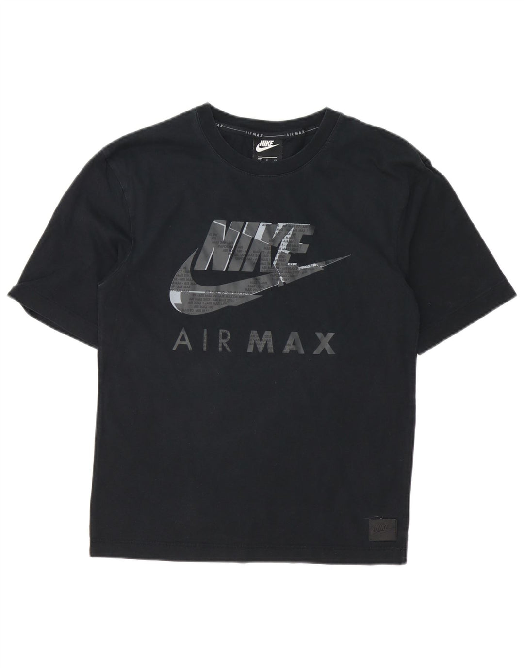 Мужская футболка с рисунком Nike, маленький черный хлопок
