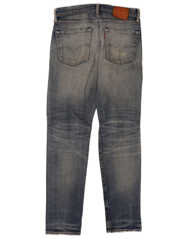 Мужские зауженные джинсы Levi's 502 W31 L34 синие, хлопок