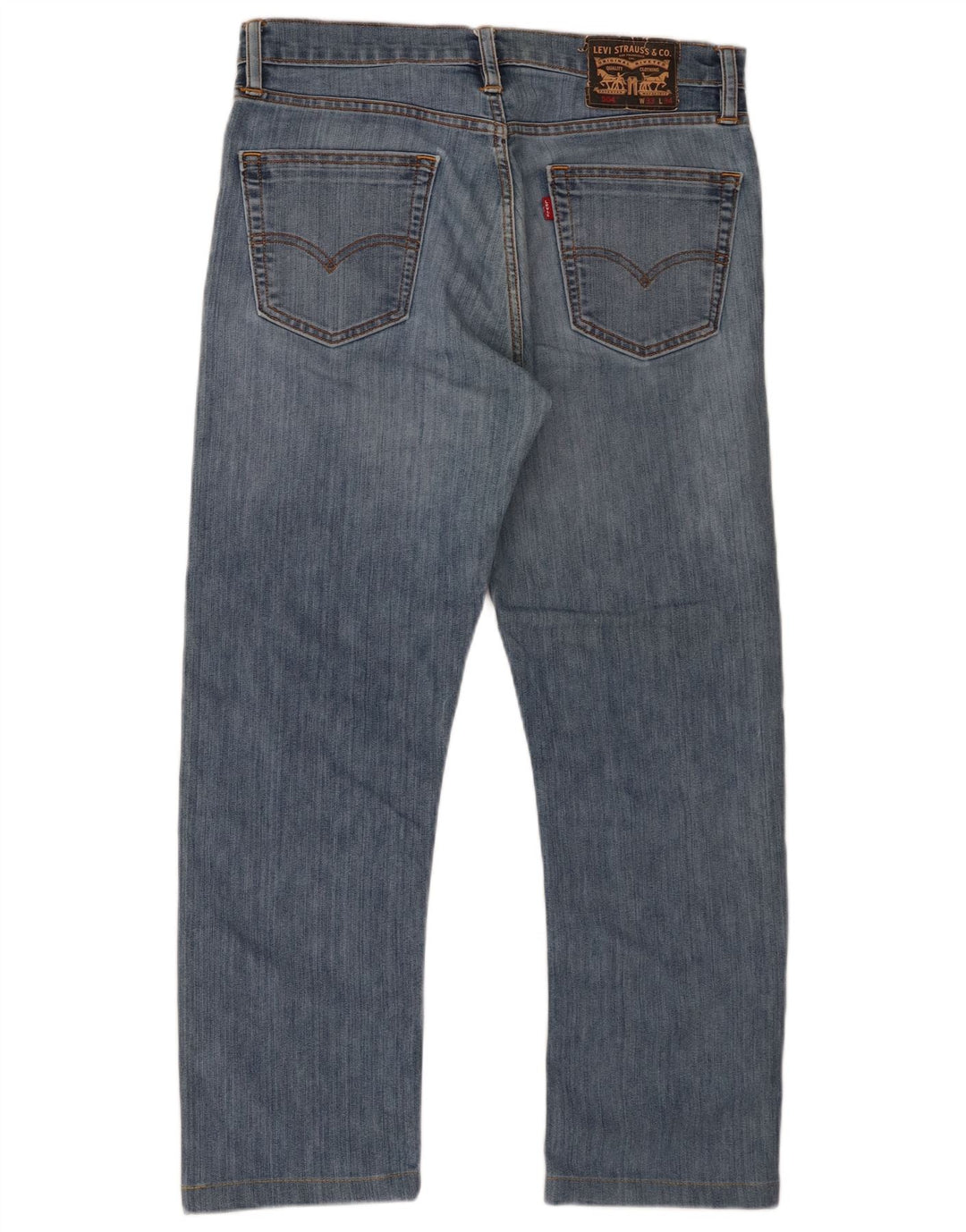 Мужские прямые джинсы Levi's 504 W33 L27 синие, хлопок